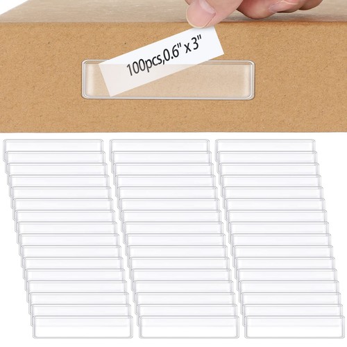 100 pcs label holders - label,